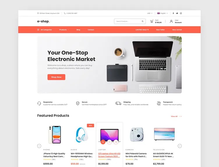 Popular ecommerce platforms for building an online store in India